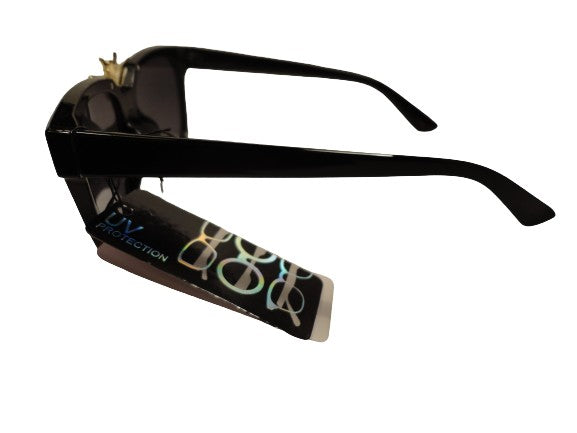 Sunglasses Black Embellished NWT SKU 400-23