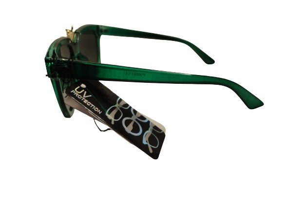 Sunglasses Green Embellished NWT SKU 400-24