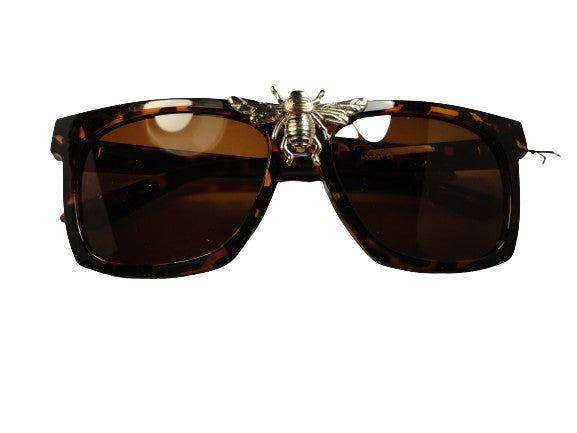 Sunglasses Brown Tortoiseshell Embellished NWT SKU 400-26