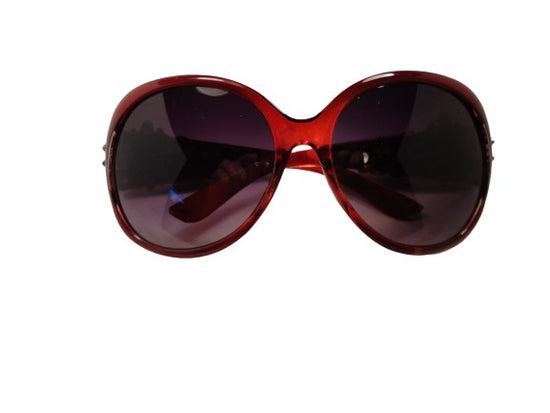 Load image into Gallery viewer, Sunglasses Burgundy has 49ers Emblem SKU 400-34
