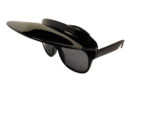 Sunglasses with Visor Black NWT SKU 400-77
