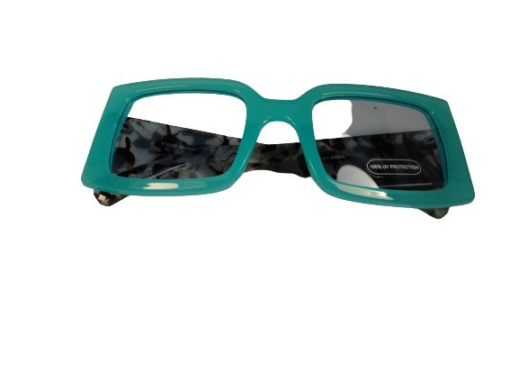 Sunglasses Chunky Aqua Frames NWT SKU 400-78