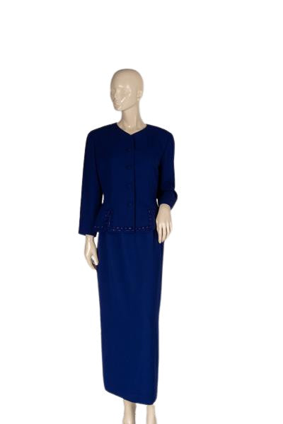 Adrianna Papell Collection 2 PC Set Blue Size 10 SKU 000309-1