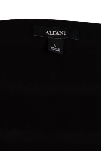 Alfani Textured Ottoman-Ribbed Cardigan Black Size L SKU 000290-16