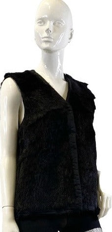 Yunehan Pai Vest Mink Fur Black Size M  SKU 000322-5