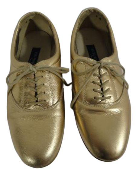 Load image into Gallery viewer, Easy Spirit anti-gravity Tennis shoes Gold 8B (SKU 000192-5)
