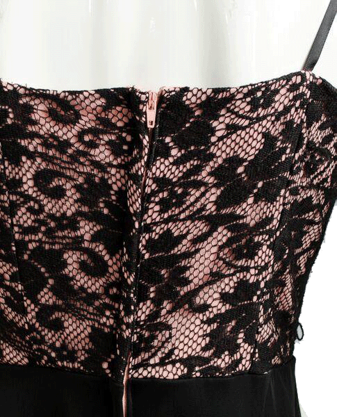 I.N. San Fransisco 60's Pink Lace Evening Dress Size11 SKU 000066