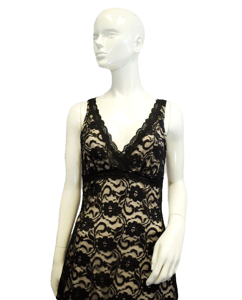 Load image into Gallery viewer, Trixxi 90&amp;#39;s Little Black Dress Lace Overlay Size Medium SKU 000077

