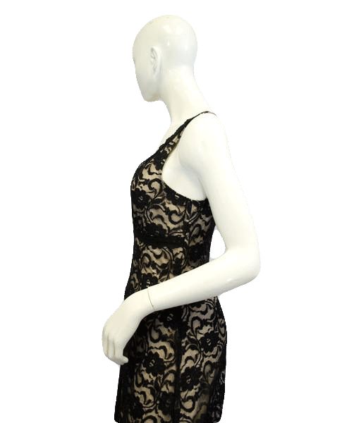Load image into Gallery viewer, Trixxi 90&amp;#39;s Little Black Dress Lace Overlay Size Medium SKU 000077
