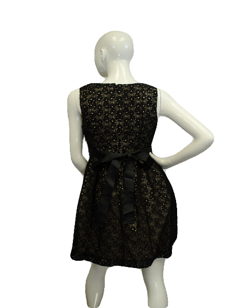Monteau Dress Black Lace Embellished Size L SKU 000085 Designers On A Dime Monteau Dress Black Lace Embellished Size L SKU 000085 Designers On A Dime