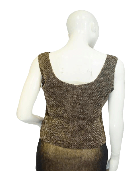 Load image into Gallery viewer, Andrea Polizzi for Rex Lester 80&amp;#39;s Tank Top Bronze Sz Med SKU 000025
