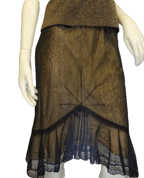 Load image into Gallery viewer, Max Studio 80&amp;#39;s See Through Transparent Vindicated Skirt Size XS SKU 000133
