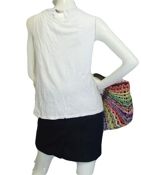 Load image into Gallery viewer, Zara Top White Size Small SKU 000025
