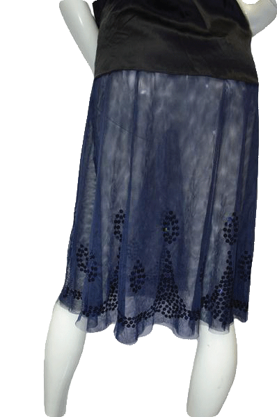 Load image into Gallery viewer, Risque See Through Mesh Sequin Skirt size unknown  (SKU 000004)
