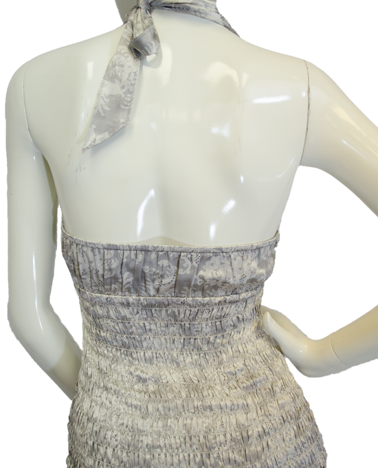 Load image into Gallery viewer, The Limited Shades of Grey Halter Top Size XS (SKU 000025) - Designers On A Dime - 3
