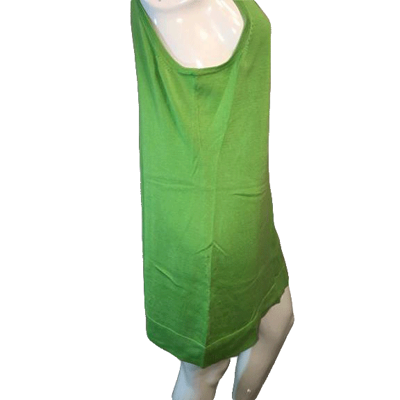 Load image into Gallery viewer, Adrienne Vittadini 80&amp;#39;s Lime Green Dress Size L SKU 000123
