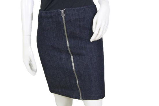 Juicy Couture 80's Skirt Blue Denim Size 28 SKU 000116