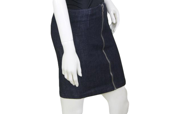 Juicy Couture 80's Skirt Blue Denim Size 28 SKU 000116