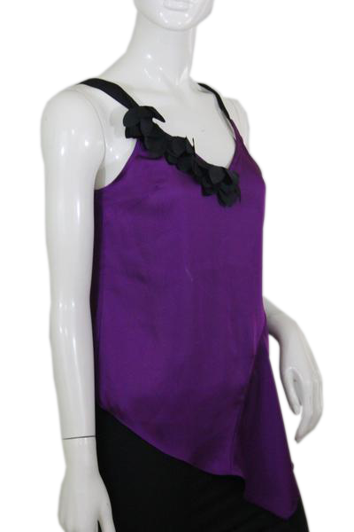Load image into Gallery viewer, Designers on a Dime Purple Top Size M SKU 000167

