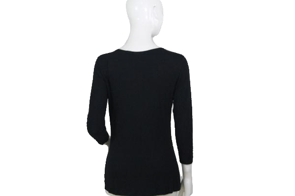 Load image into Gallery viewer, New York &amp;amp; Company 60&amp;#39;s Black Top Size M SKU 000167
