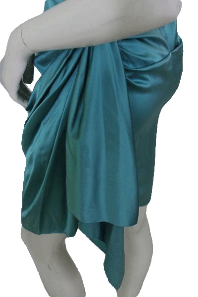 Load image into Gallery viewer, Nicole Miller 80&amp;#39;s Teal Strapless Cocktail Party Dress  Size 2 SKU 000172
